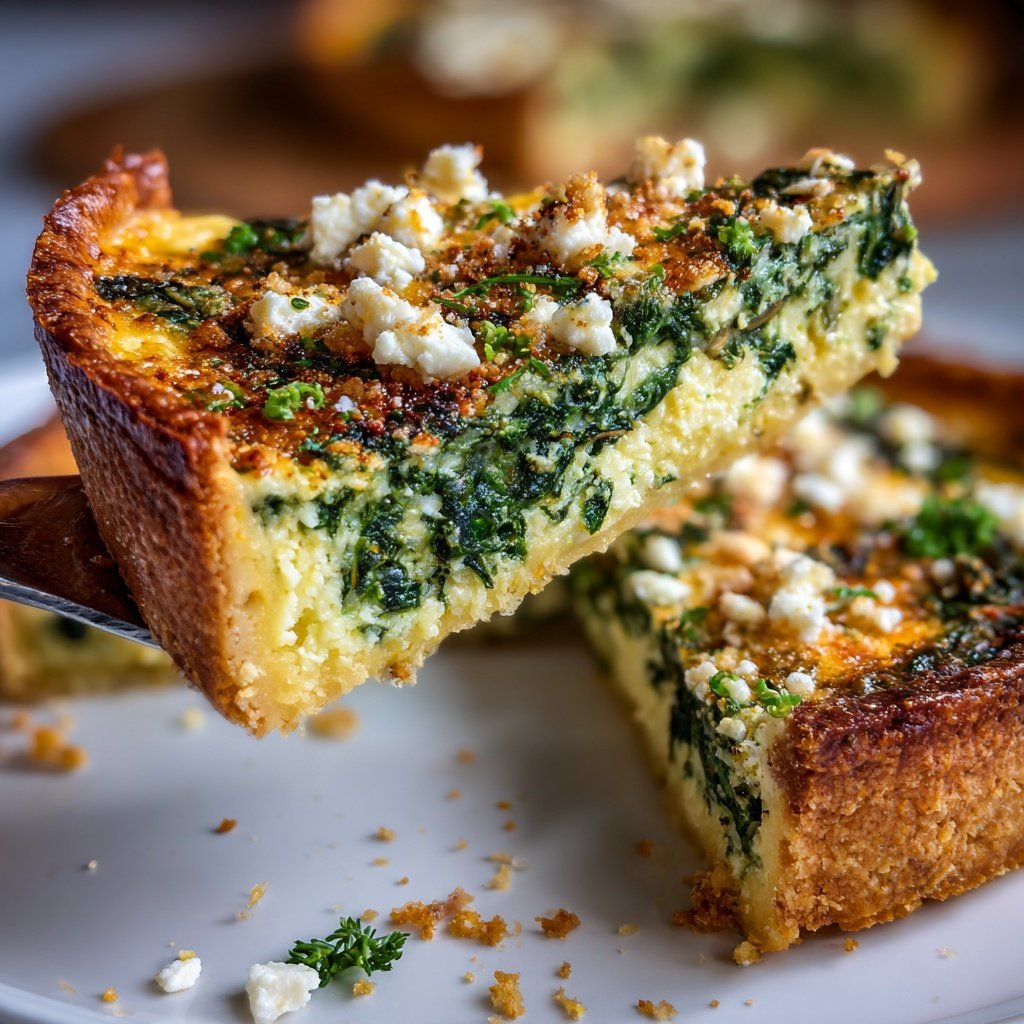 Spring Brunch Spinach And Feta Quiche