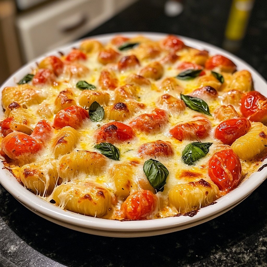 Sunday Tomato Basil Gnocchi Bake