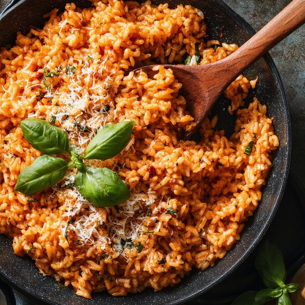 One Pot Creamy Tomato Rice
