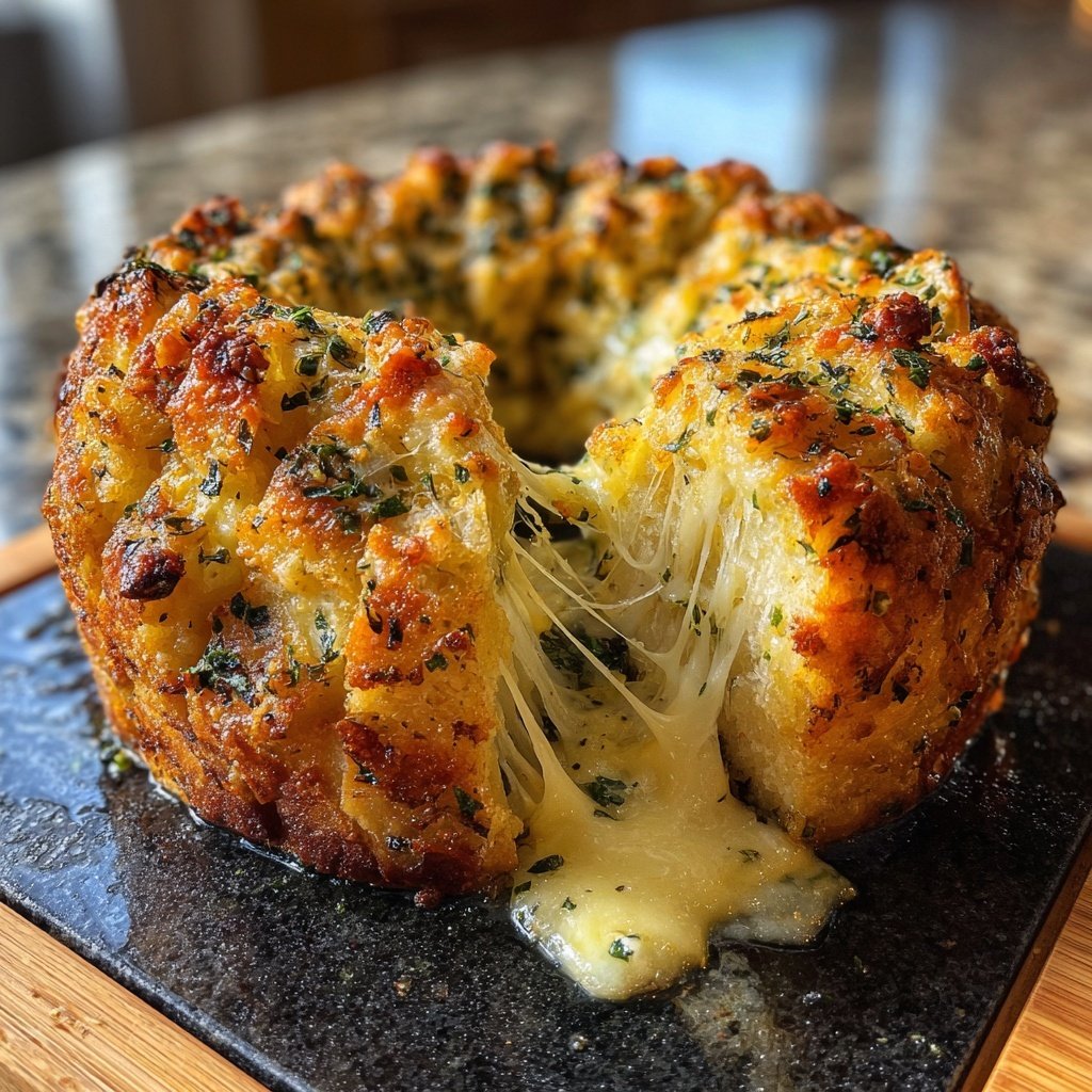 Super Bowl Party Food Cheesy Pull Apart Bread