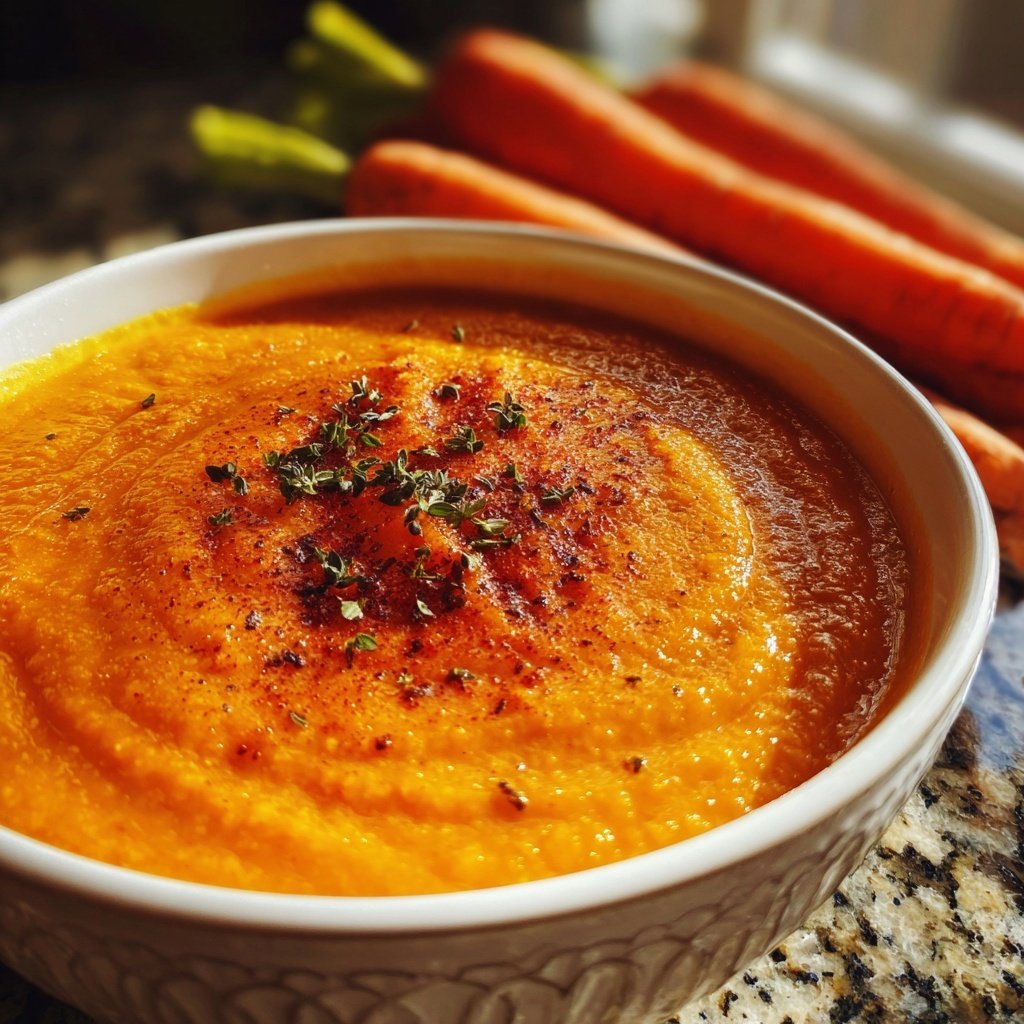 Healthy Carrot Ginger Soup