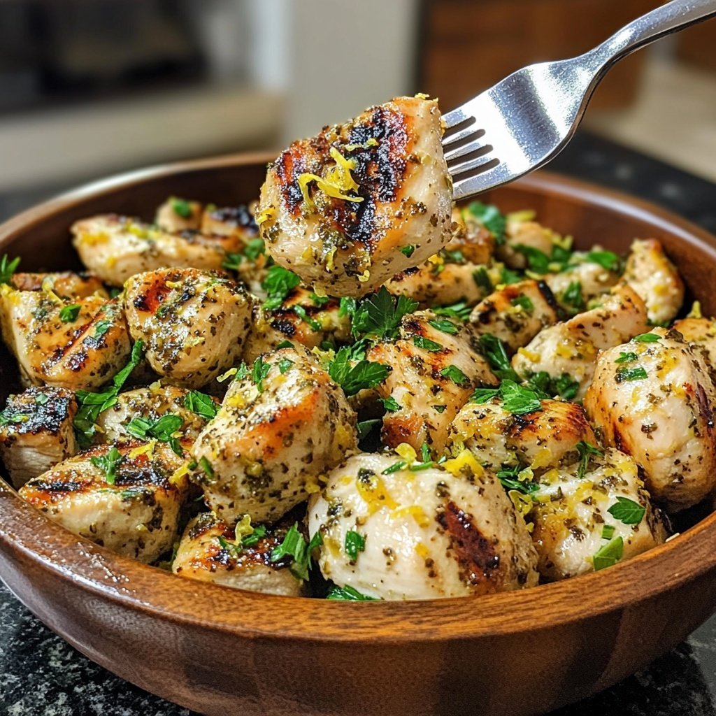 Grilled Lemon Herb Chicken Bowl