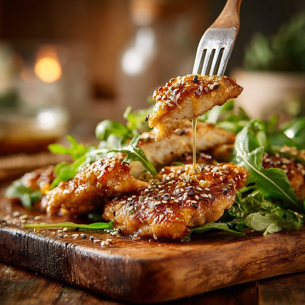 Healthy Chicken With Honey Mustard Sauce