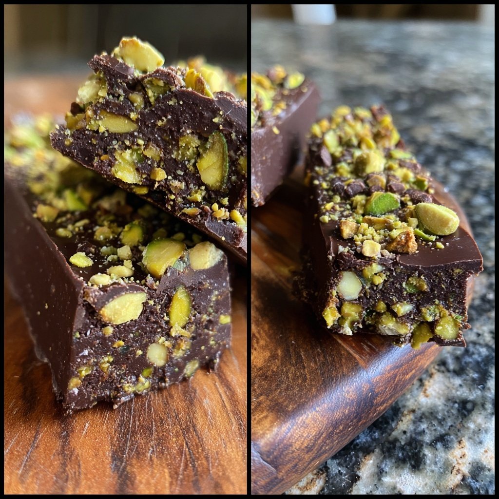 Chocolate Pistachio Snack Bars